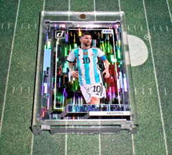 2022-23 Panini Donruss Soccer FIFA Lionel Messi GOAT Silver BEAUTIFUL CARD🔥 - Image 1