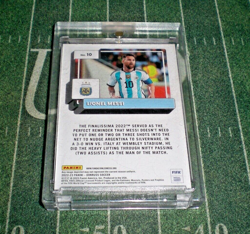 2022-23 Panini Donruss Soccer FIFA Lionel Messi GOAT Silver BEAUTIFUL CARD🔥 - Image 2
