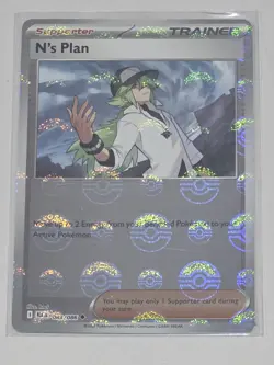 Pokemon TCG - N's Plan - Pokeball 083/086 - Reverse Holo - Black Bolt Near Mint - Image 2