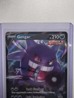 Pokemon TCG Gengar V Holo Ultra Rare 156/264 Fusion Strike ENG 2021 210HP - Image 2