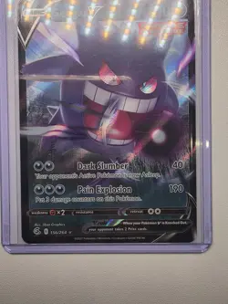 Pokemon TCG Gengar V Holo Ultra Rare 156/264 Fusion Strike ENG 2021 210HP - Image 3
