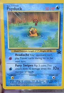 Psyduck 20/53 WOTC Black Star Promo Regular - Image 1
