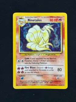 Ninetales Holo 12/102 – Base Set Unlimited – WOTC – Pokemon TCG - Image 1