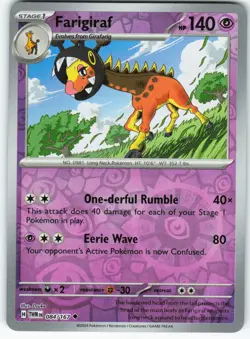 Farigiraf 084/167 Sv06: Twilight Masquerade Reverse Holo - NM - Image 1