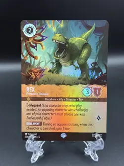 Rex - Protective Dinosaur (Epic) 206/204 Wilds Unknown Holo - Image 1