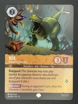 Rex - Protective Dinosaur (Epic) 206/204 Wilds Unknown Holo - Image 2