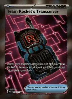 Team Rocket's Transceiver 263/217 Ultra Rare Ascended Heroes Pokemon Holo NM - Image 1