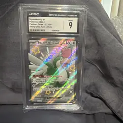 Pokemon Squawkabilly ex 223/091 Full Art Shiny Ultra Rare CGC 9 MINT - Image 1