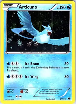 Articuno Holo Rare Next Destinies 27/99 NM - Image 1