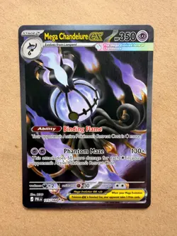 Mega Chandelure EX | Pokemon Pitch Black | 115/084 | Special Illustration Rare - Image 1