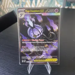 Pokemon TCG Mega Chandelure ex 115/084 SIR Special Illustration Rare Pitch Black - Image 1