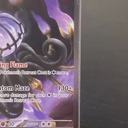 Pokemon TCG Mega Chandelure ex 115/084 SIR Special Illustration Rare Pitch Black - Image 4