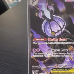 Pokemon TCG Mega Chandelure ex 115/084 SIR Special Illustration Rare Pitch Black - Image 5