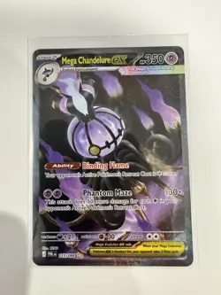 Pokemon TCG Mega Chandelure EX 115/084 Special Illustration Rare - Pitch Black - Image 1