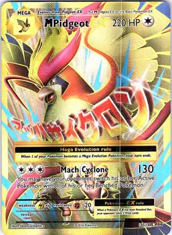 M Pidgeot EX (Full Art) Holo Ultra Rare XY - Evolutions 105/108 NM - Image 1