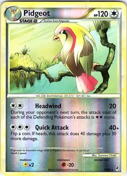 Pidgeot Reverse Holo Rare Call of Legends 30/95 NM - Image 1