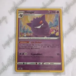 Pokemon Gengar SWSH052 Black Star Promo Holo Rare Card 2020 TCG NM Condition - Image 1
