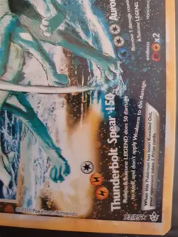 2010 POKEMON CARD RAIKOU & SUICUNE LEGEND BOTTOM HALF CARD. 93/95 - Image 3