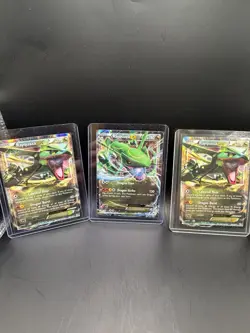Pokemon Rayquaza EX Lot 3 Cards 85/124 Dragons Exalted 60/108 Roaring Skies NM - Image 1