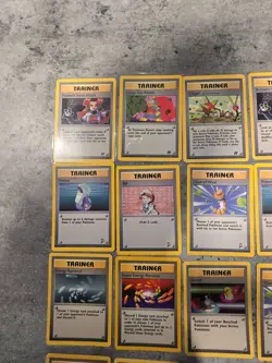 vintage Pokemon Trainer cards, base, team rocket, fossil, neo and more bundle - Image 3