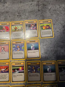 vintage Pokemon Trainer cards, base, team rocket, fossil, neo and more bundle - Image 4