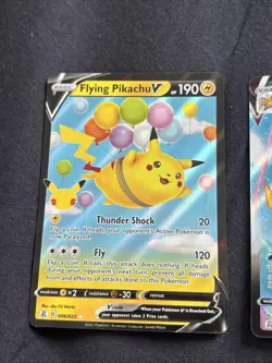 Pikachu Celebrations Pokemon Flying Pikachu Surfing Pikachu Vmax Cards - Image 2