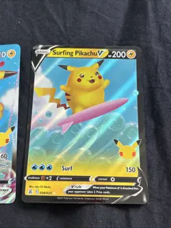 Pikachu Celebrations Pokemon Flying Pikachu Surfing Pikachu Vmax Cards - Image 4