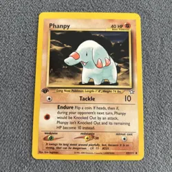 Pokemon TCG Cards 1st Edition Phanpy 43/111 Neo Genesis Uncommon NM - Image 1