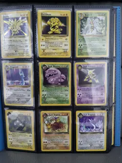 Pokemon Tcg Vintage Binder Base, Rocket, Fossil & Jungle X243 Cards In Binder - Image 1