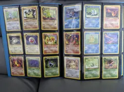 Pokemon Tcg Vintage Binder Base, Rocket, Fossil & Jungle X243 Cards In Binder - Image 2