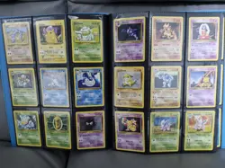 Pokemon Tcg Vintage Binder Base, Rocket, Fossil & Jungle X243 Cards In Binder - Image 4