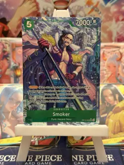 One Piece CCG Smoker Alternate Art OP10-030 SR Royal Blood English Edition - Image 1