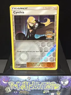 Pokemon Card Cynthia 119a/156 Regional Championships Promo Light Play - Image 1