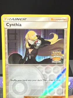 Pokemon Card Cynthia 119a/156 Regional Championships Promo Light Play - Image 2