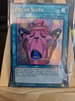 Yu-Gi-Oh TCG Pot Of Sloth Secret Rare 1st Edition Mint Pack Fresh CORI-EN061 - Image 2