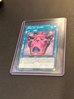 Yu-Gi-Oh TCG Pot Of Sloth Secret Rare 1st Edition Mint Pack Fresh CORI-EN061 - Image 2
