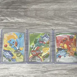 Pokemon TCG First Partner Illustration Collection Series 1 Kanto GEN 1 Set - Image 1