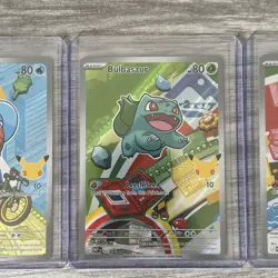 Pokemon TCG First Partner Illustration Collection Series 1 Kanto GEN 1 Set - Image 3