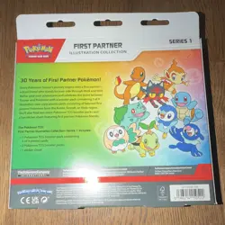 Pokemon TCG First Partner Illustration Collection Series 1 Box 9 Cards 2025 EN - Image 2
