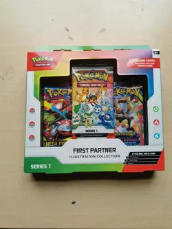 Pokemon TCG First Partner Illustration Collection Series 1 Box - Image 1