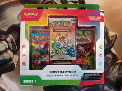 Pokemon First Partner Illustration Collection Series 1 New Sealed w tag Damaged - Image 1