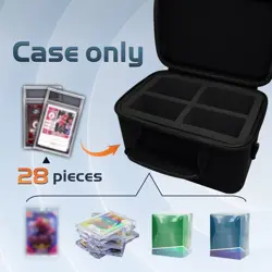 Graded Card Case Storage Box Fits for 28 Graded Sports Trading Cards, Slab Ca... - Image 4