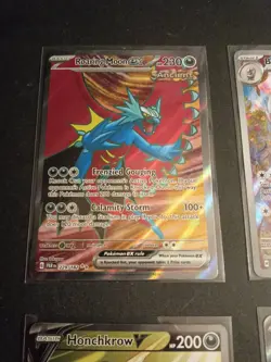 Pokemon TCG English Full Art/Holo 4 Card Lot Roaring Moon ex Honchkrow V - Image 2