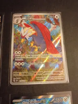 Pokemon TCG English Full Art/Holo 4 Card Lot Roaring Moon ex Honchkrow V - Image 3