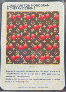 Louis Vuitton x Murakami Trading Card Monogram Cherry Blossom Brown Japanese 028 - Image 1