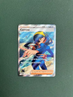 Pokemon TCG Carmine 204/167 Twilight Masquerade Ultra Rare Near Mint - Image 1