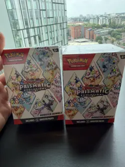 Pokemon TCG Prismatic Evolutions Booster Bundle Factory Sealed, X2 - Image 1