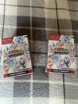 Pokemon TCG Prismatic Evolutions Booster Bundle Factory Sealed, X2 - Image 1