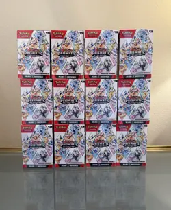LOT OF 12**- Pokemon TCG Prismatic Evolutions Booster Bundle - FACTORY SEALED - Image 1