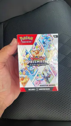 Pokemon TCG Prismatic Evolutions Booster Bundle 6 Packs English Factory Sealed - Image 1
